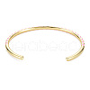 Twisted Brass Enamel Cuff Bangle BJEW-T020-02A-NF-2
