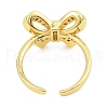 Brass Micro Pave Cubic Zirconia Cuff Rings for Women RJEW-S392-07G-3