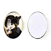 Glass Cabochons GGLA-T004-01K-2