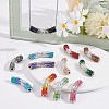 ARRICRAFT 12Pcs 12 Colors Polymer Clay Rhinestone Tube Beads RB-AR0003-18-4