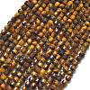 Natural Tiger Eye Beads Strands G-A260-A48-01-2