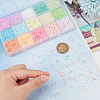 HOBBIESAY 15 Stytles 12000 Pcs Glass Seed Beads SEED-HY0001-17C-3