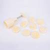 ABS Plastic Mooncake Mold TOOL-WH0018-26-1