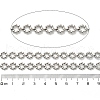 304 Stainless Steel Flower Link Chains CHS-A016-57P-A-2