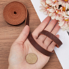 1.6M Flat AB Grade Cowhide Leather Cord AJEW-WH0007-59A-07-3