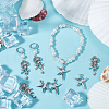 SUNNYCLUE 20Pcs 2 Styles Alloy Resin Pendants FIND-SC0013-38-4