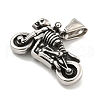 316 Surgical Stainless Steel Pendants STAS-E212-144AS-1