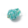 Glass Seed Beaded Pendants PALLOY-MZ00593-5