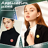 SUNNYCLUE 50Pcs Alloy Blank Brooches FIND-SC0011-79-5
