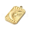 Ion Plating(IP) 304 Stainless Steel Pendants STAS-B058-02G-04-2