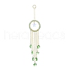 Glass Star Pendant Decorations HJEW-JM01113-03-2