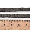 Natural Pyrite Beads Strands G-T140-37B-5