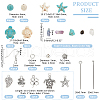   DIY Natural & Synthetic Mixed Gemstone Dangle Earring Making Kit DIY-PH0022-45-2