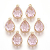 Transparent Glass Pendants X-GLAA-R212-11C-1