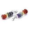 Natural Mixed Gemstone Pendants G-S299-131-3