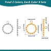 Unicraftale 16 Sets 2 Colors 304 Stainless Steel Toggle Clasps STAS-UN0036-68-4