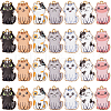SUNNYCLUE 28Pcs 7 Colors Rack Plating Alloy Enamel Pendants FIND-SC0012-10-1