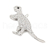925 Sterling Silver Micro Pave Cubic Zirconia Pendants STER-Q190-05P-2