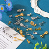 88Pcs 22 Styles Brass Ice Pick Pinch Bails KK-TA0001-27-4