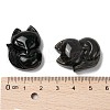 Natural Obsidian Pendants G-G660-03-3