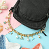 Sea Animal Theme Shell & Crab Iron & Alloy Chain Bag Handles FIND-CJ00005-6