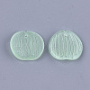 Transparent Spray Painted Glass Pendants GLAA-S183-25D-2