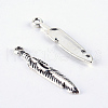 Tibetan Style Alloy Pendants TIBEP-S298-007AS-FF-1