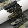 Natural Prehnite Beads Strands G-S386-D06-1