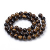 Natural Tiger Eye Beads Strands G-S259-21-6mm-2