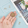 CREATCABIN 12 Sets Brass Toggle Clasps KK-CN0002-42-3
