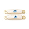 Brass Connector Charms KK-E075-02G-05-2