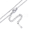 Non-Tarnish 304 Stainless Steel Cable Chains Necklace for Men Women NJEW-N050-A04-S15-2