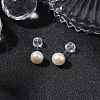 Mother's Day Jewellery Natural Pearl Ear Studs EJEW-P286-06P-4