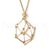 304 Stainless Steel Macrame Pouch Empty Stone Holder Necklace Making NJEW-JN05236-01-2