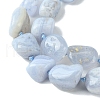 Natural Blue Lace Agate Beads Strands G-G117-B07-02-4