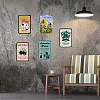 Rectangle Metal Iron Sign Poster AJEW-WH0157-295-6