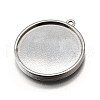 304 Stainless Steel Pendant Cabochon Settings STAS-S181-02P-B-2