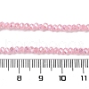 Baking Electroplate Glass Beads Strands X-DGLA-A039-J2MM-B15-4