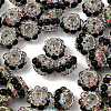 Sparkling Acrylic Rhinestone Round Beads OACR-NH0002-01A-04-2