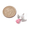 Resin Imitation Pearl Pendants PALLOY-JF02566-09-2