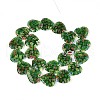 Handmade Millefiori Glass Beads Strands LAMP-T021-29E-2