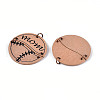 Wood Pendants FIND-N007-03F-2