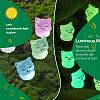 Olycraft 30Pcs 5 Colors Luminous Resin Cute Little Cat Ornaments RESI-SZ0003-43-3