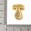 Rack Plating Brass Micro Pave Clear Cubic Zirconia Perdants KK-C067-11G-T-3