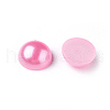 ABS Plastic Imitation Pearl Cabochons SACR-S738-10mm-Z6-2