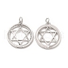 Brass Micro Pave Cubic Zirconia Pendants KK-E068-VB428-1