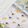 SUNNYCLUE 60Pcs 3 Styles Graduation Season Alloy Pendants FIND-SC0013-17-4