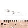 925 Sterling Silver Ear Stud Findings X-STER-K167-042C-S-4