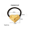 Stainless Steel Hair Tie Elastic Headband Black Hair Accessories YL7975-6-2