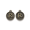 Alloy Pendant Cabochon Settings PALLOY-N156-01R-AB-2